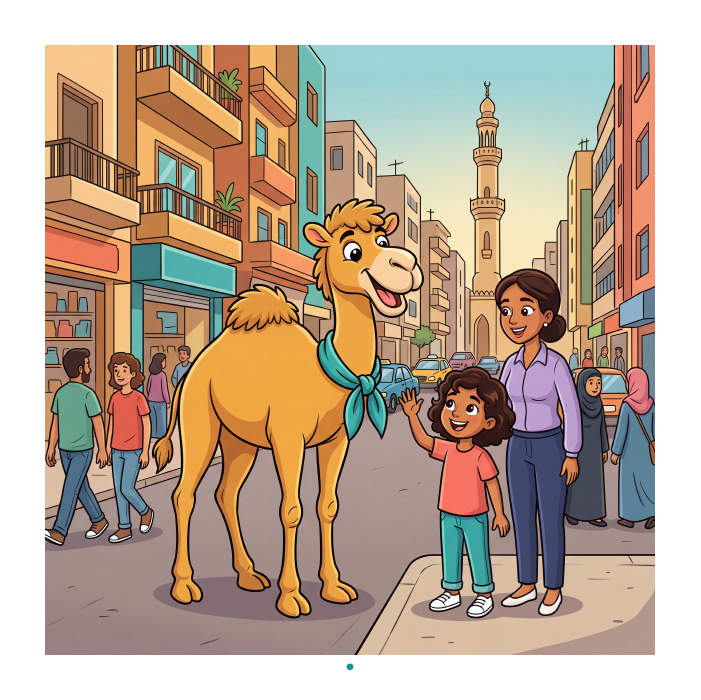 Actual interior page 5 from Kimo Goes to Egypt
