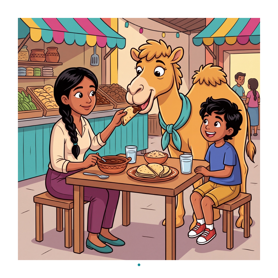 Actual interior page 11 from Kimo Goes to Mexico